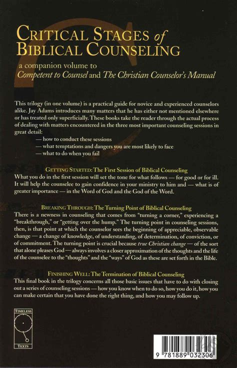 critical stages of biblical counseling Kindle Editon